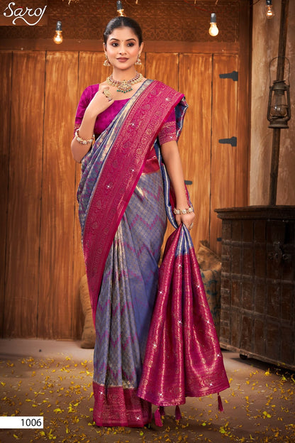 Fairmont Silk Saroski Vol 2 Saroj Kanjivaram Silk Sarees Exporter India