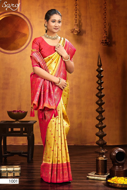 Fairmont Silk Saroski Vol 3 Saroj Kanjivaram Silk Sarees Wholesaler India