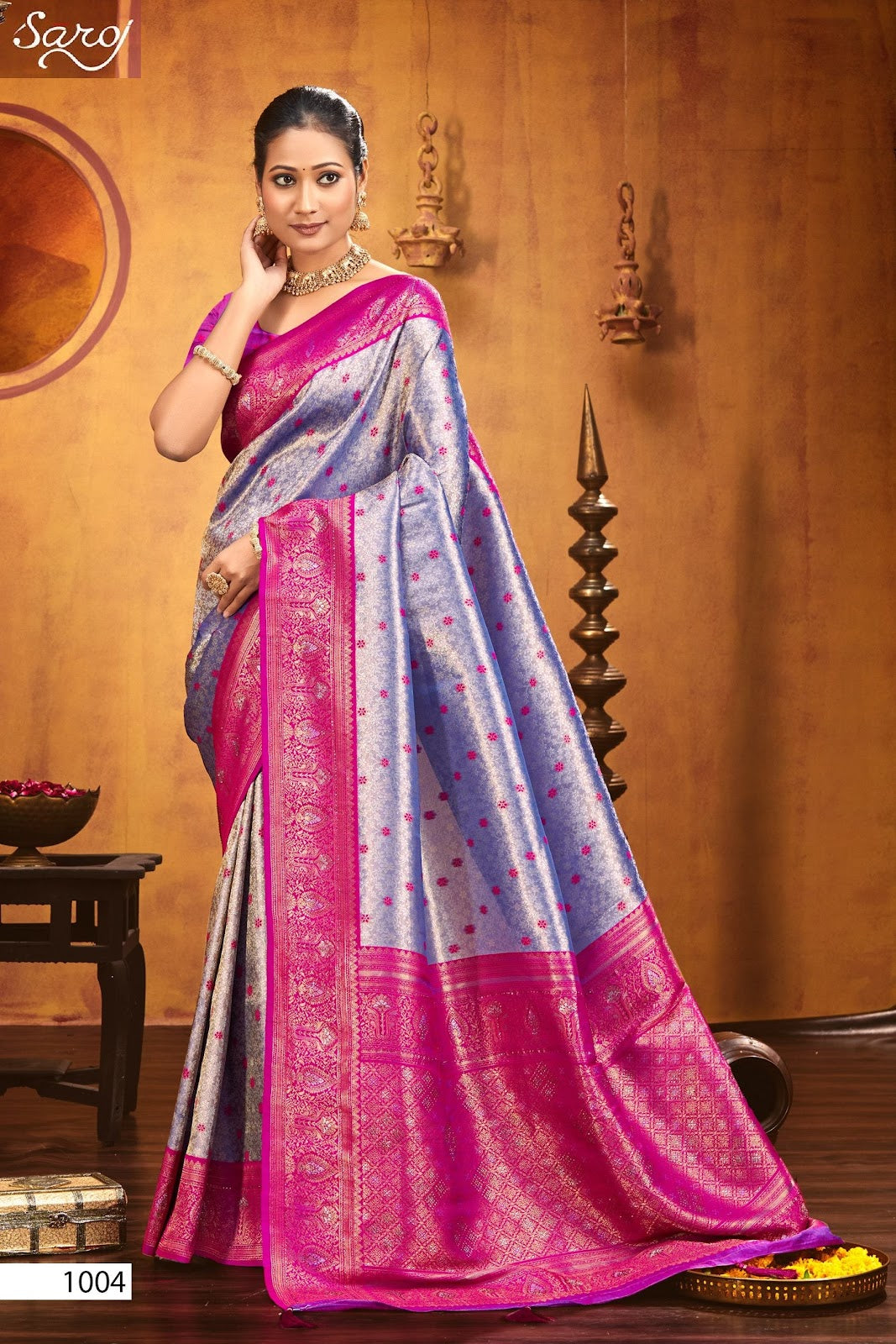 Fairmont Silk Saroski Vol 3 Saroj Kanjivaram Silk Sarees Wholesaler India