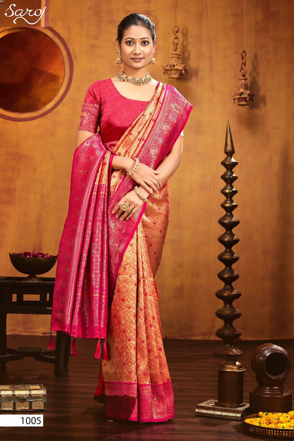 Fairmont Silk Saroski Vol 3 Saroj Kanjivaram Silk Sarees Wholesaler India