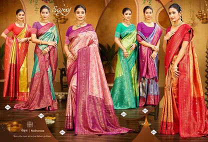 Fairmont Silk Saroski Vol 4 Saroj Kanjivaram Silk Sarees Wholesale Price