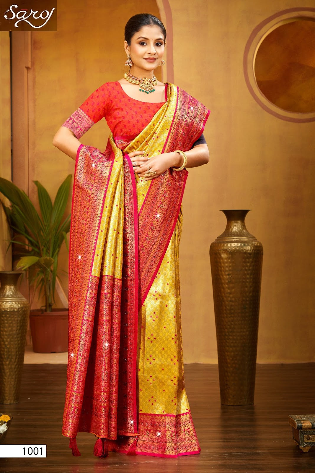 Fairmont Silk Saroski Vol 4 Saroj Kanjivaram Silk Sarees Wholesale Price