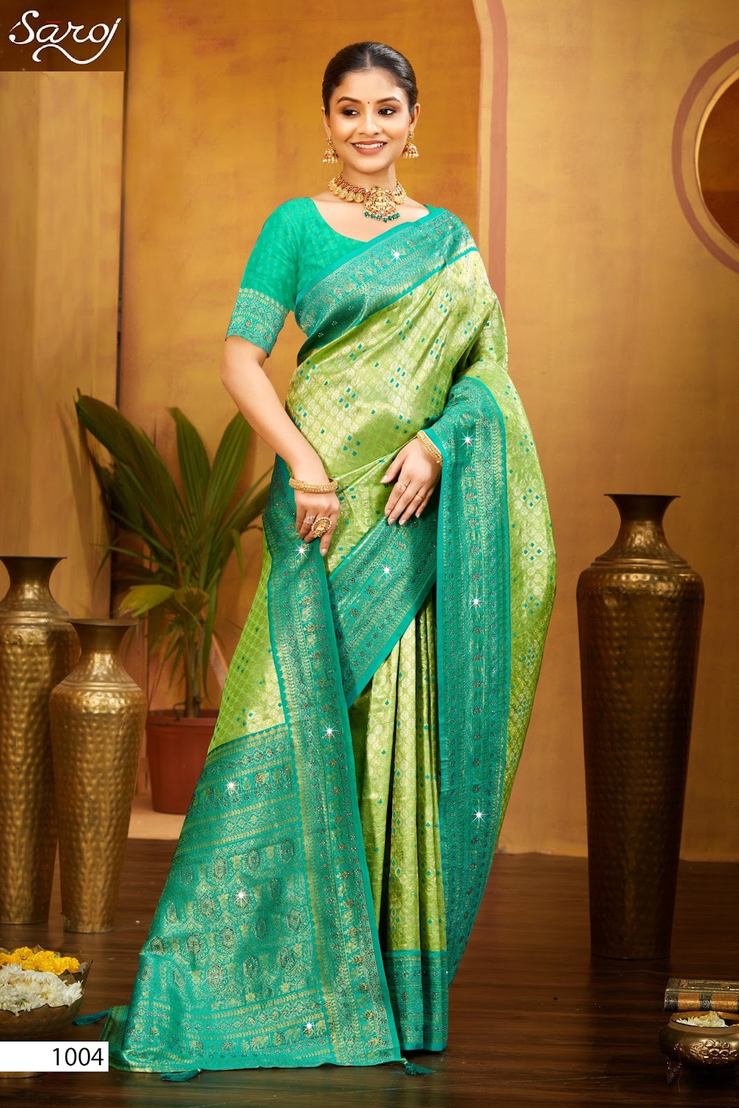 Fairmont Silk Saroski Vol 4 Saroj Kanjivaram Silk Sarees Wholesale Price