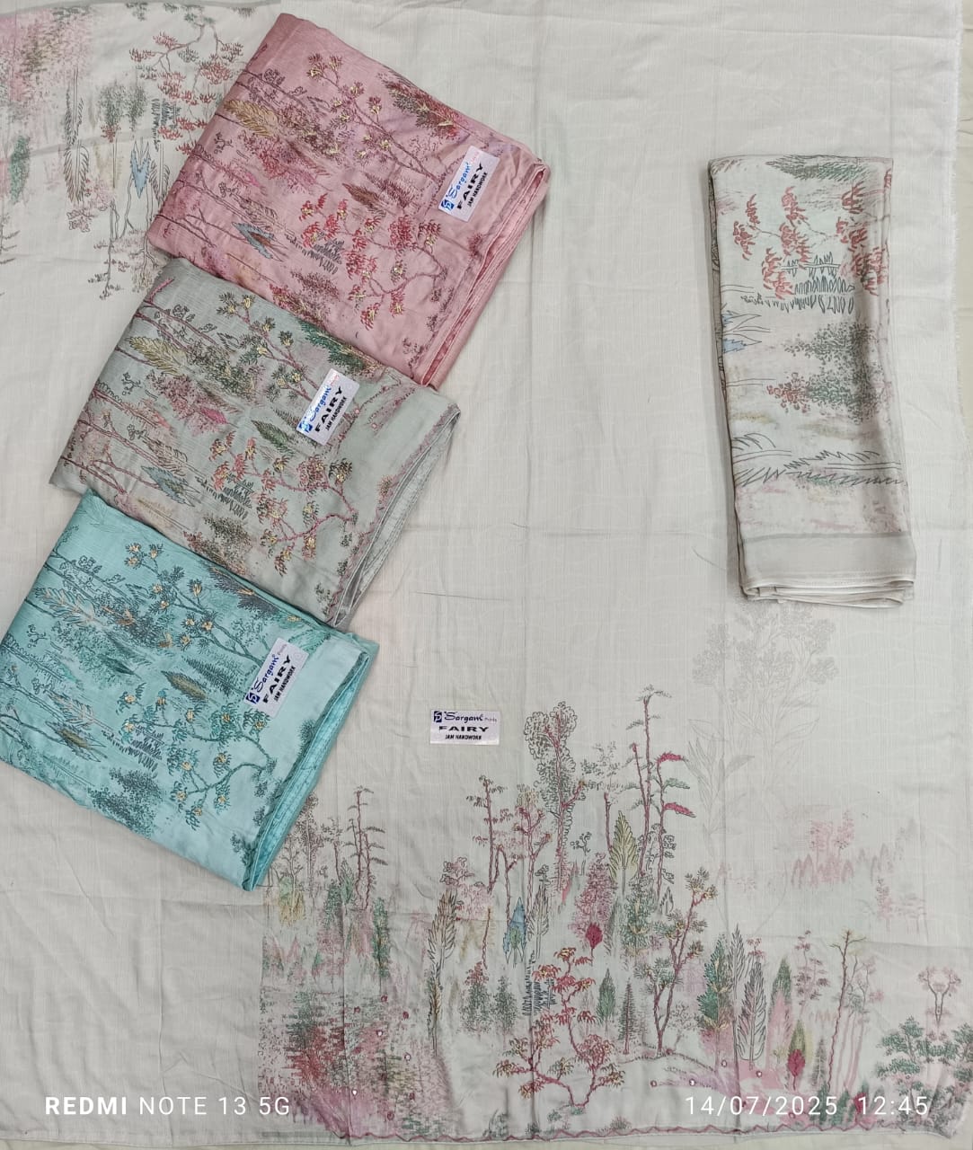 Fairy Sargam Prints Pure Jam Pant Style Suits Wholesale