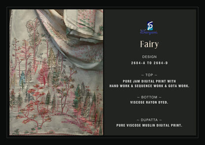 Fairy Sargam Prints Pure Jam Pant Style Suits Wholesale