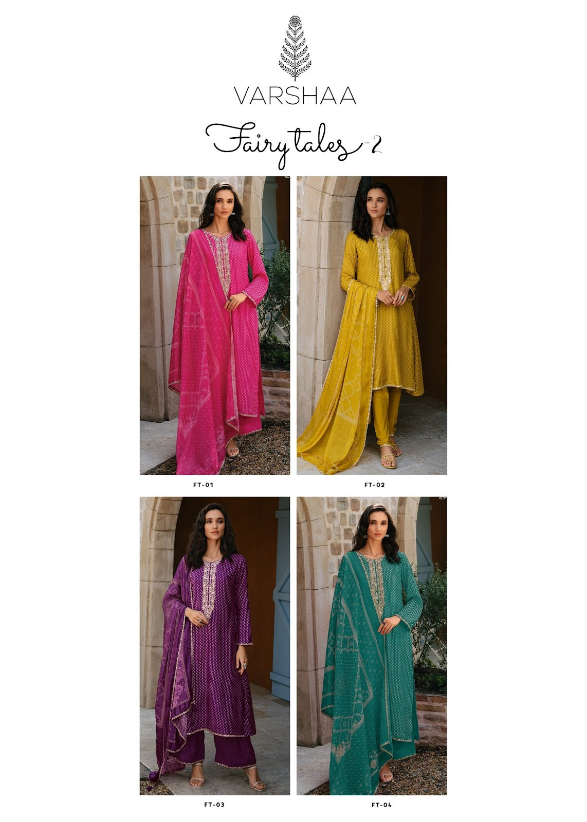 Fairy Tales 2 Varshaa Viscose Muslin Pant Style Suits Manufacturer