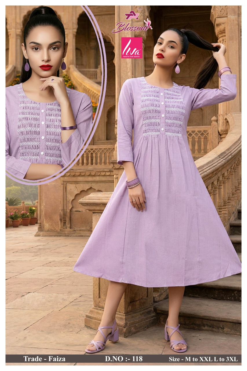 Faiza Jnx Vertican Anarkali Kurtis Wholesaler Gujarat