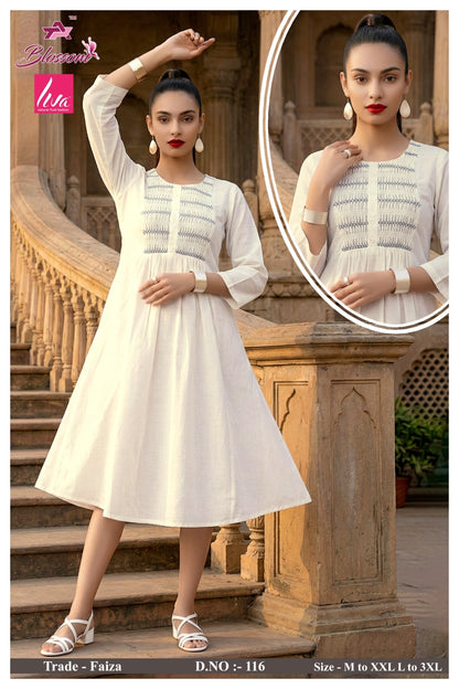 Faiza Jnx Vertican Anarkali Kurtis Wholesaler Gujarat