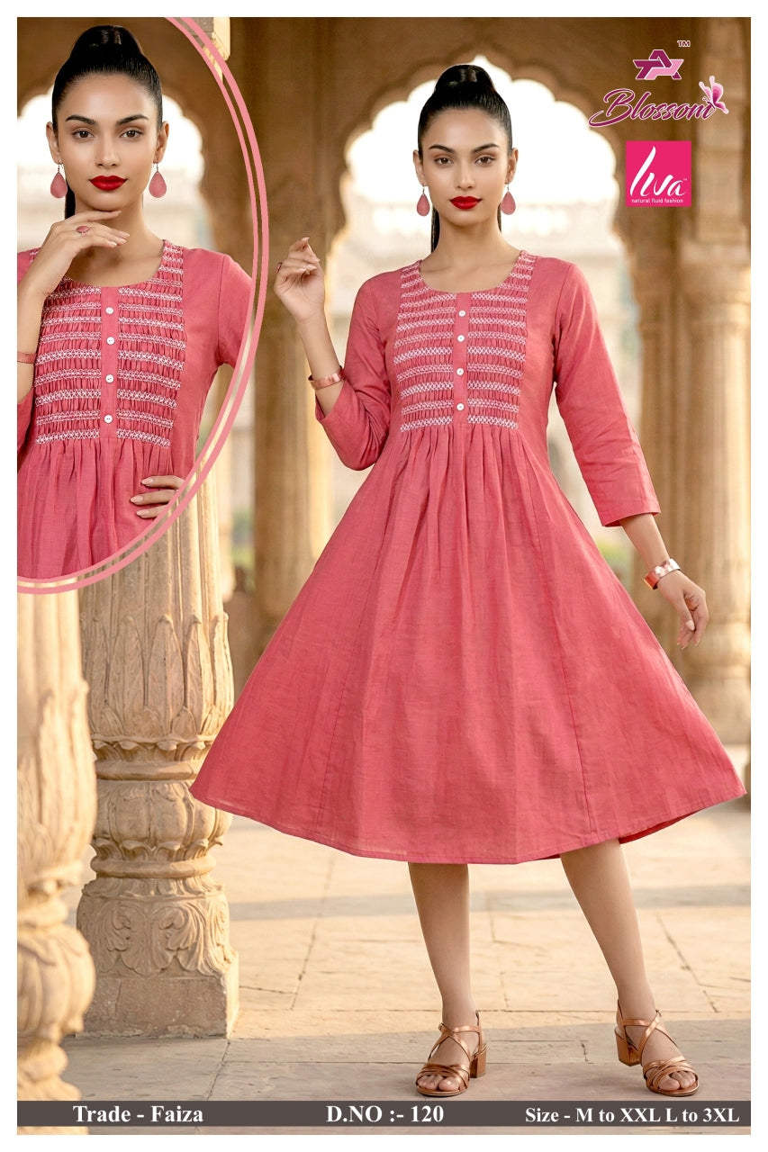 Faiza Jnx Vertican Anarkali Kurtis Wholesaler Gujarat