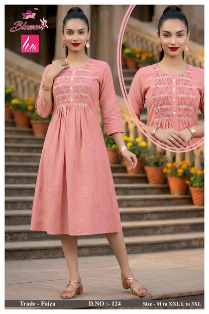 Faiza Jnx Vertican Anarkali Kurtis Wholesaler Gujarat