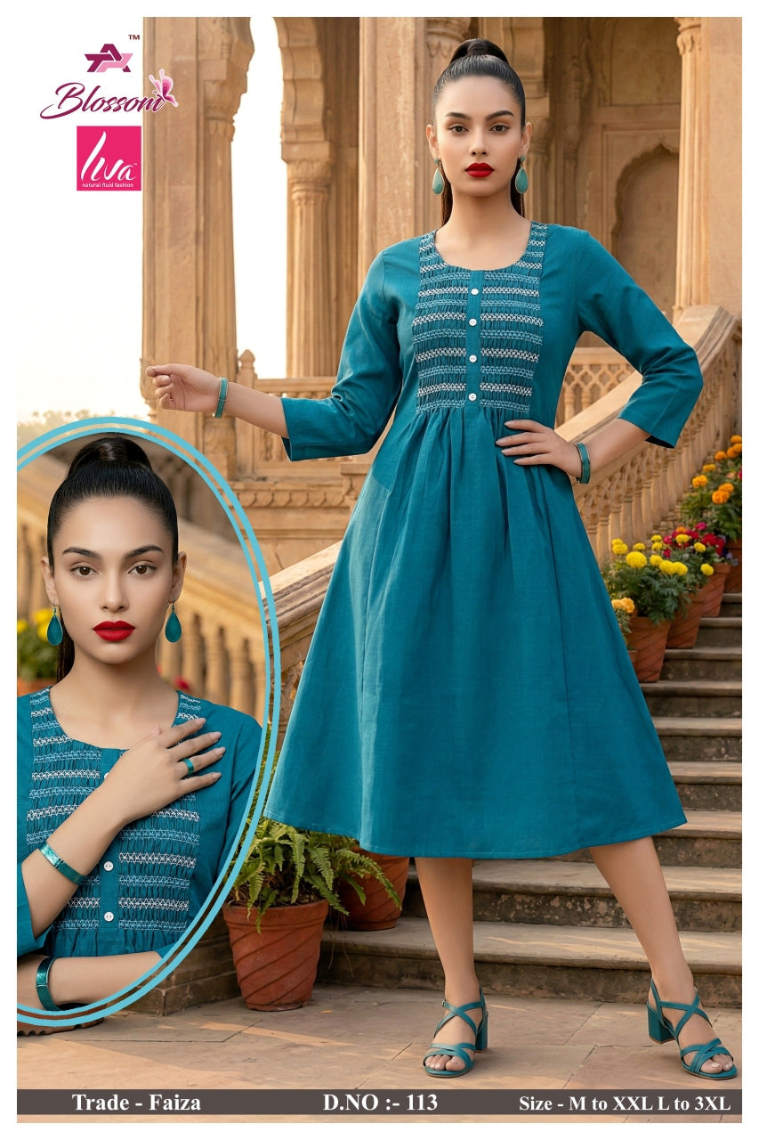 Faiza Jnx Vertican Anarkali Kurtis Wholesaler Gujarat
