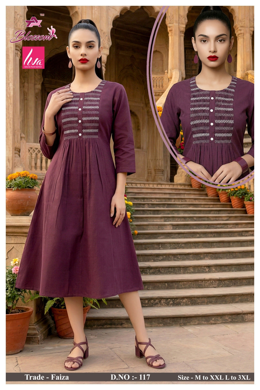 Faiza Jnx Vertican Anarkali Kurtis Wholesaler Gujarat