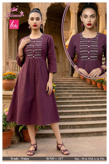 Faiza Jnx Vertican Anarkali Kurtis Wholesaler Gujarat