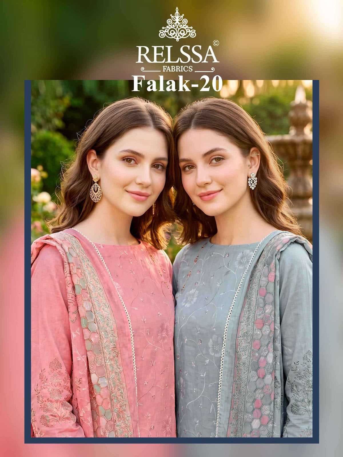 Falak 20 Relssa Fabrics Cotton Pant Style Suits Manufacturer India