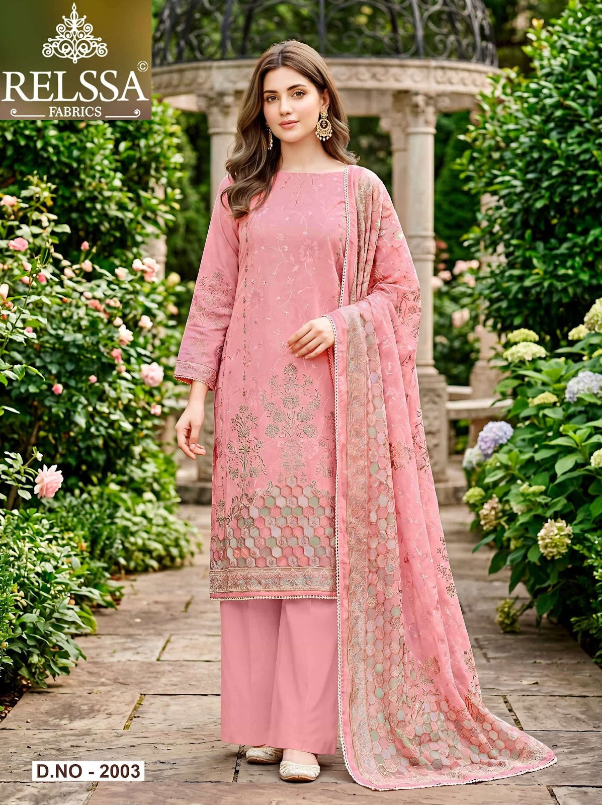 Falak 20 Relssa Fabrics Cotton Pant Style Suits Manufacturer India