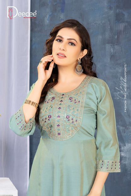 Falak Deecee Simar Anarkali Kurtis Supplier India