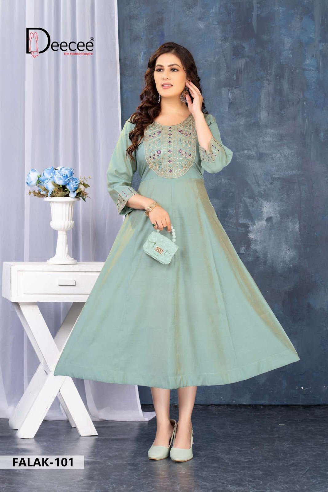 Falak Deecee Simar Anarkali Kurtis Supplier India