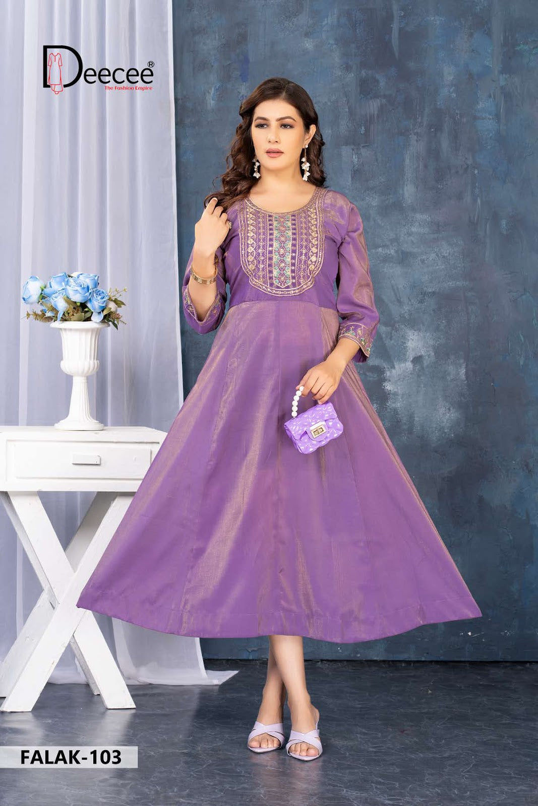 Falak Deecee Simar Anarkali Kurtis Supplier India