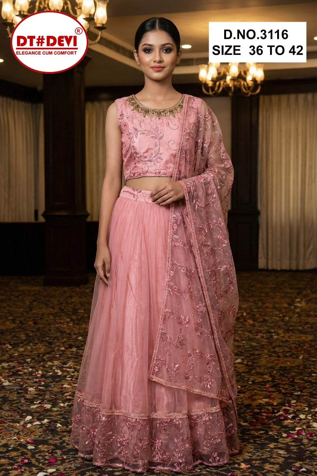 Falak Dn 3116 Dt Devi Readymade Girls Lehenga Choli Exporter Ahmedabad