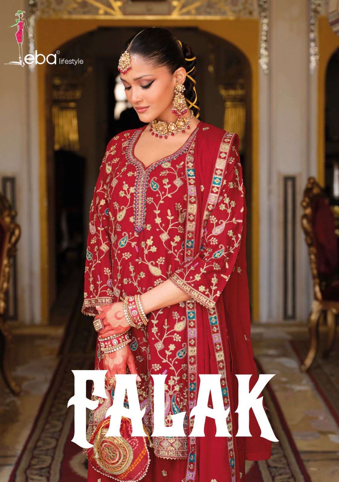 Falak Eba Lifestyle Chinon Pakistani Readymade Suits Manufacturer