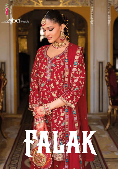Falak Eba Lifestyle Chinon Pakistani Readymade Suits Manufacturer