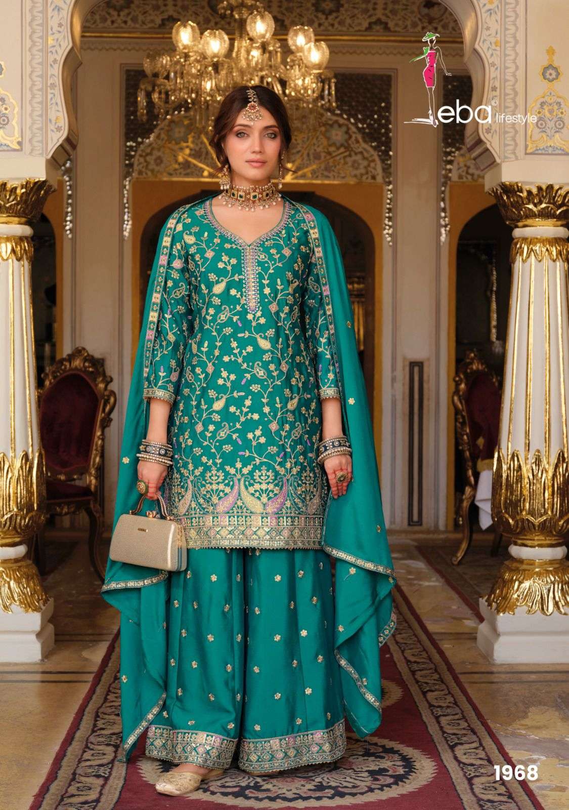 Falak Eba Lifestyle Chinon Pakistani Readymade Suits Manufacturer