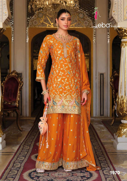 Falak Eba Lifestyle Chinon Pakistani Readymade Suits Manufacturer