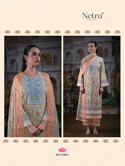 Falak Netra Premium Cotton Plazzo Style Suits Manufacturer Gujarat