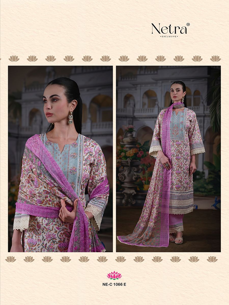 Falak Netra Premium Cotton Plazzo Style Suits Manufacturer Gujarat