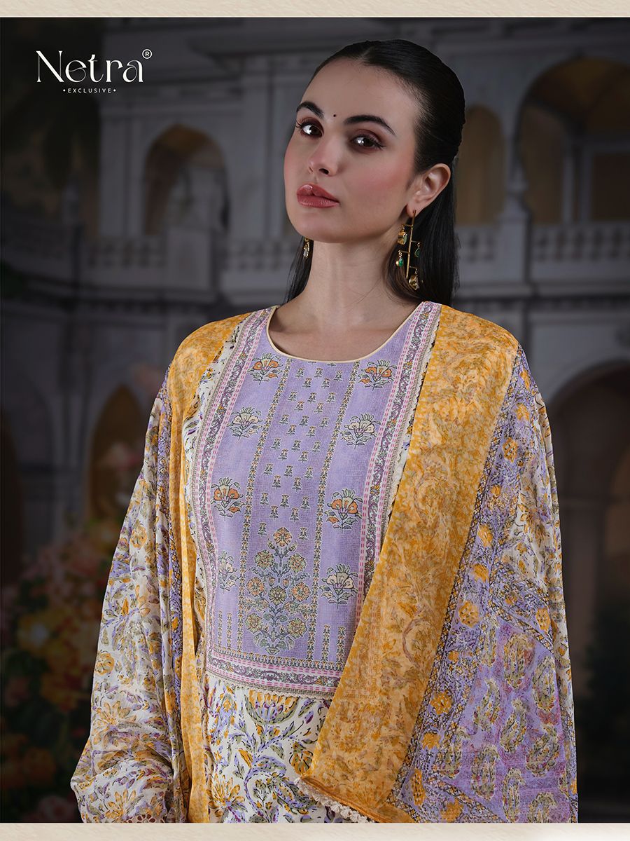 Falak Netra Premium Cotton Plazzo Style Suits Manufacturer Gujarat