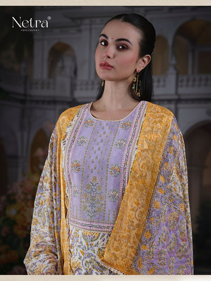 Falak Netra Premium Cotton Plazzo Style Suits Manufacturer Gujarat
