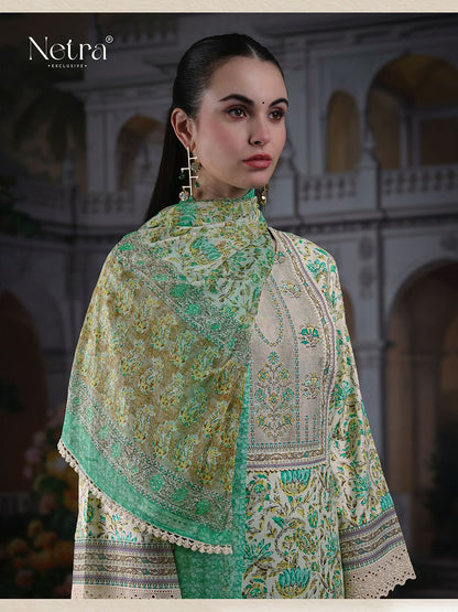Falak Netra Premium Cotton Plazzo Style Suits Manufacturer Gujarat