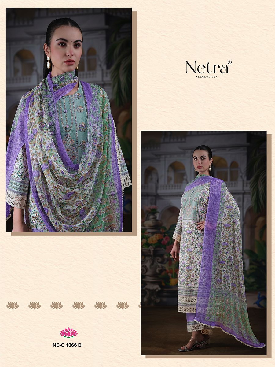 Falak Netra Premium Cotton Plazzo Style Suits Manufacturer Gujarat