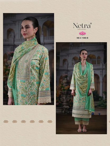 Falak Netra Premium Cotton Plazzo Style Suits Manufacturer Gujarat