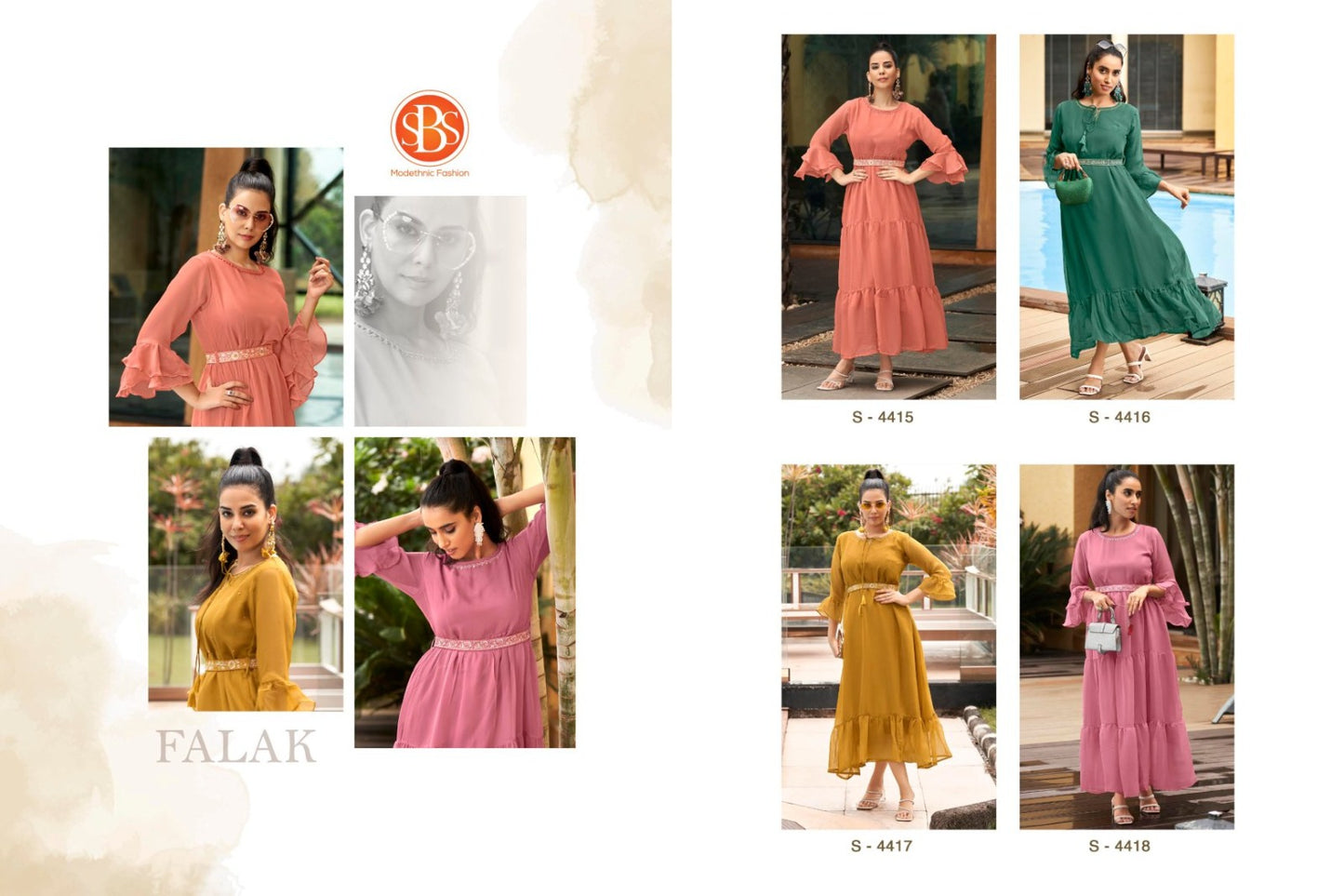 Falak Sbs Georgette One Piece Supplier Gujarat