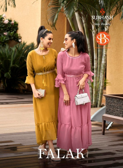 Falak Sbs Georgette One Piece Supplier Gujarat