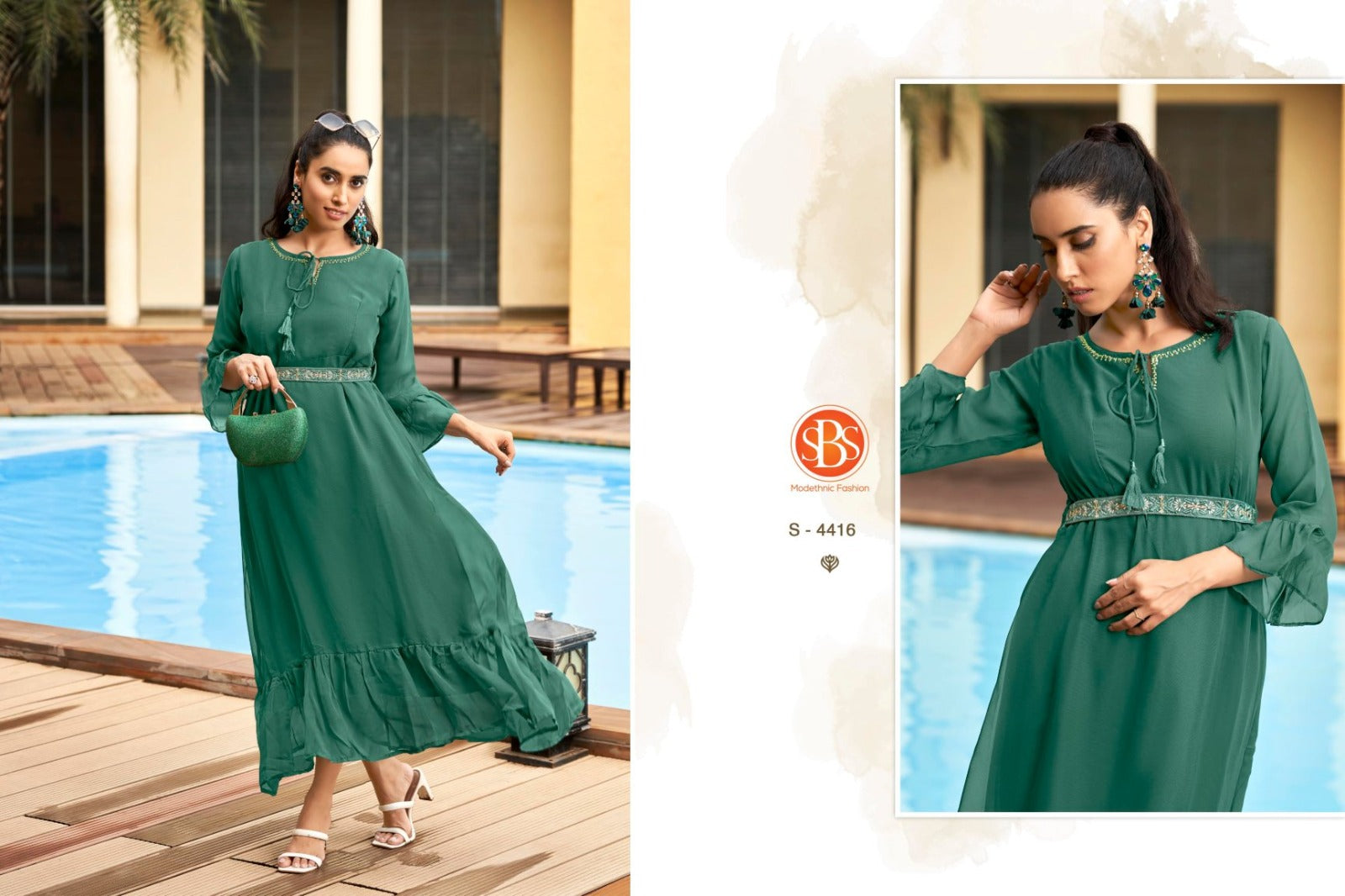 Falak Sbs Georgette One Piece Supplier Gujarat