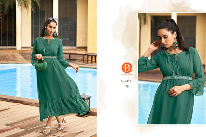 Falak Sbs Georgette One Piece Supplier Gujarat