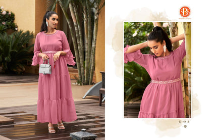 Falak Sbs Georgette One Piece Supplier Gujarat