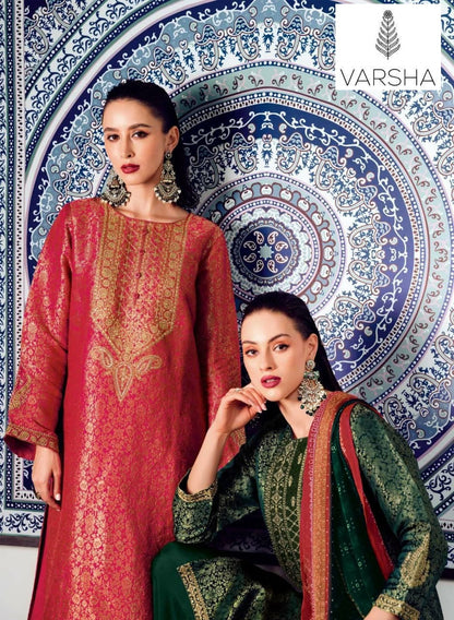 Falak Varshaa Woven Plazzo Style Suits Supplier