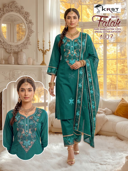 Falak Vol 1 Krst Readymade Cotton Pant Suits Manufacturer Gujarat