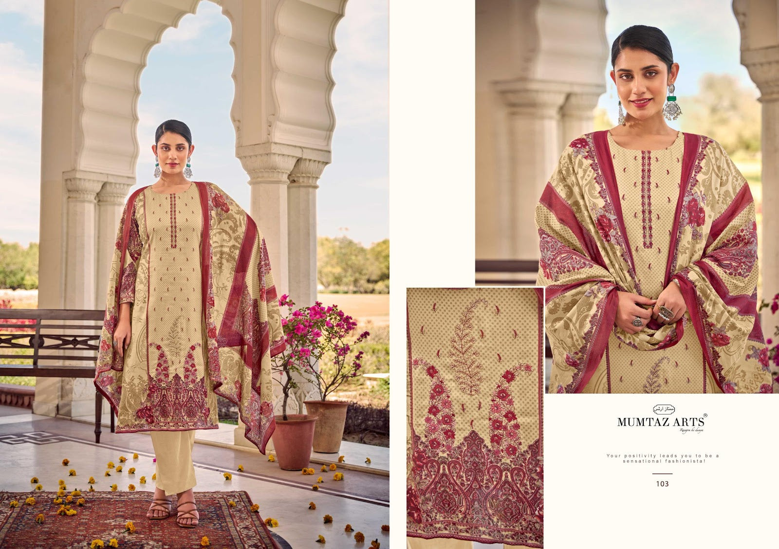 Falaknuma Mumtaz Arts Pure Jaam Pakistani Salwar Suits Supplier Ahmedabad