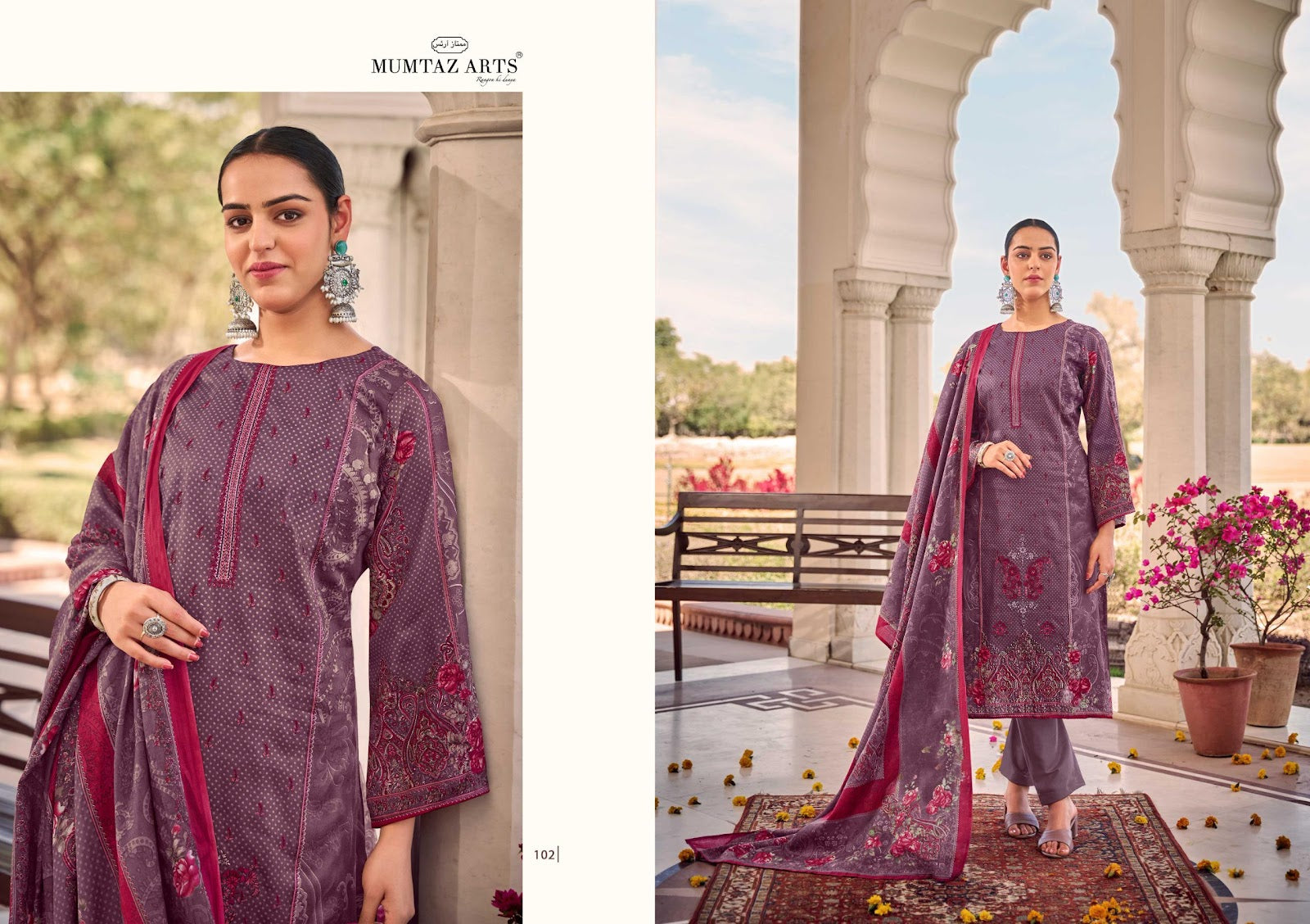 Falaknuma Mumtaz Arts Pure Jaam Pakistani Salwar Suits Supplier Ahmedabad