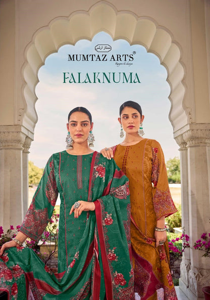 Falaknuma Mumtaz Arts Pure Jaam Pakistani Salwar Suits Supplier Ahmedabad