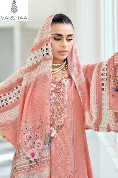Falaknuma Varshaa Viscose Muslin Pakistani Patch Work Suits Manufacturer Gujarat