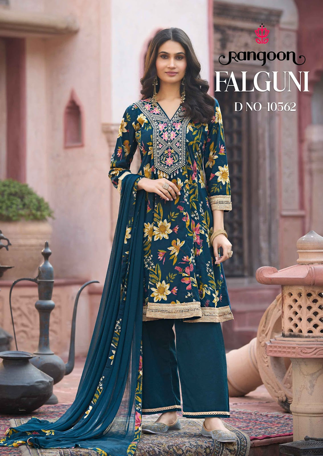 Falguni Rangoon Cotton Readymade Anarkali Suits Manufacturer