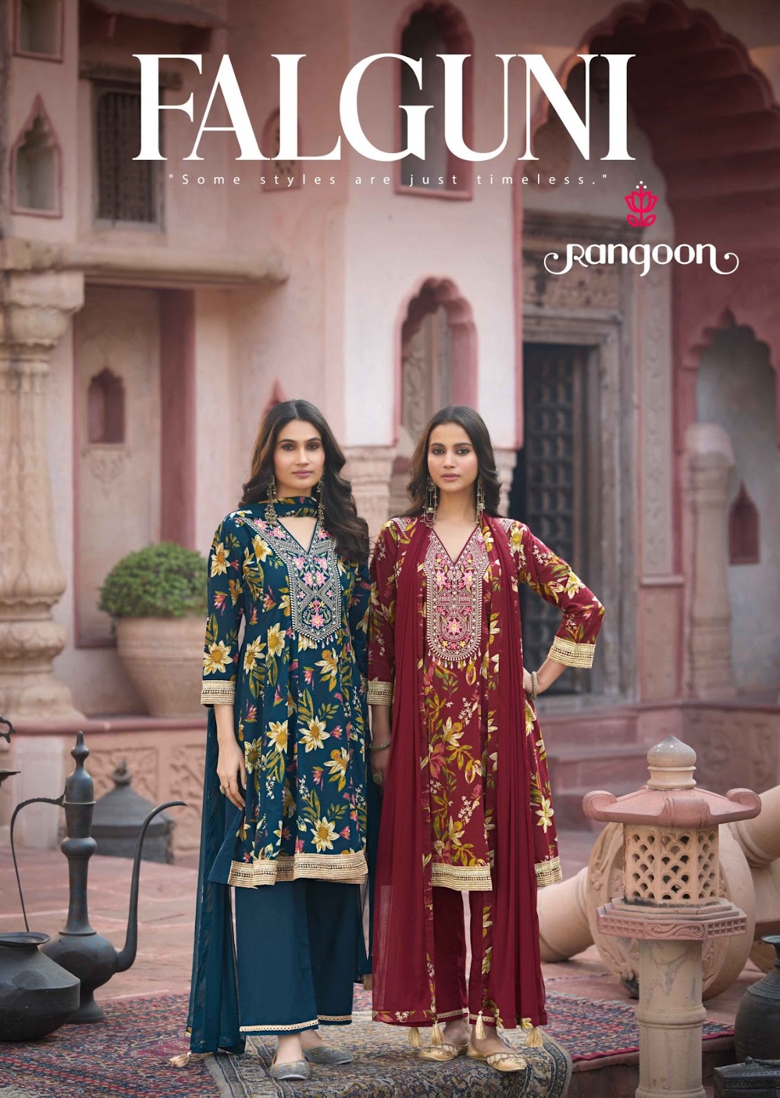 Falguni Rangoon Cotton Readymade Anarkali Suits Manufacturer