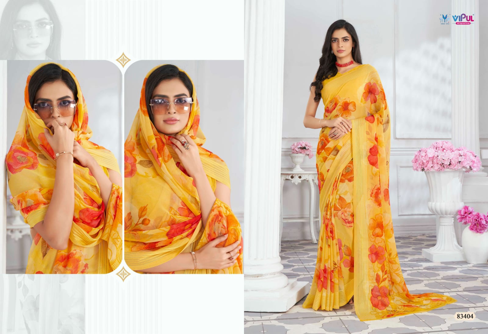 Falguni Vol 2 Vipul Georgette Sarees Wholesale Rate