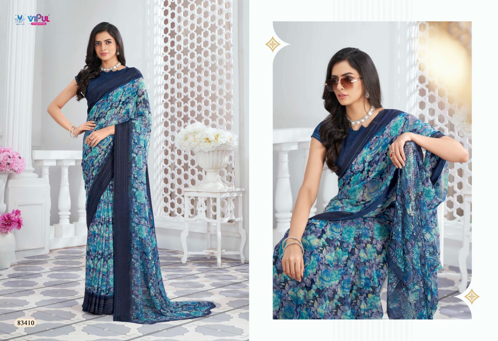 Falguni Vol 2 Vipul Georgette Sarees Wholesale Rate