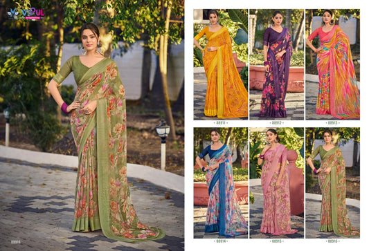 Falguni Vol 3 Vipul Georgette Sarees Exporter India